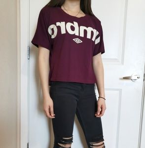 Purple Umbro shirt